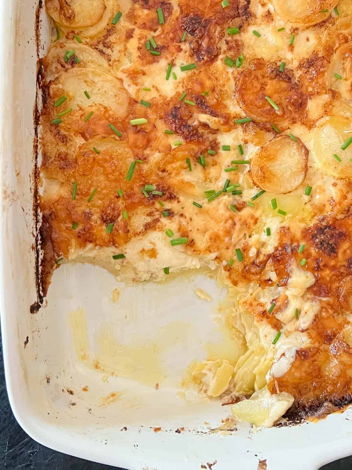 how to serve scalloped potatoes