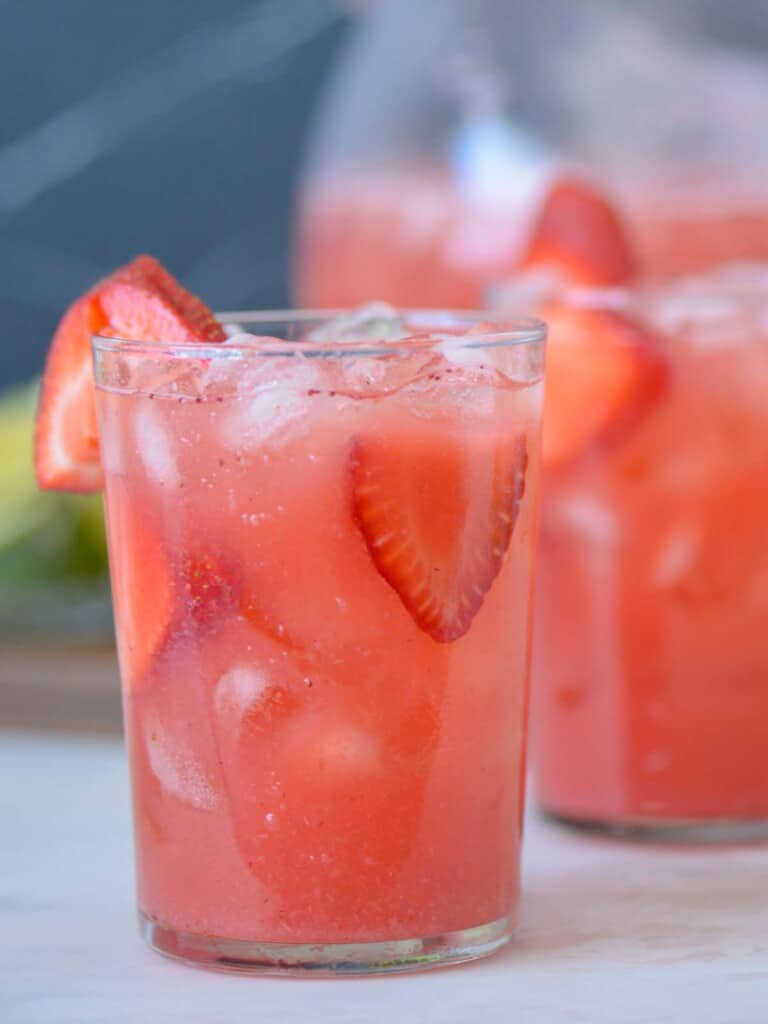 strawberry agua fresca