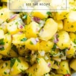 pineapple fruit salsa pinterest pin