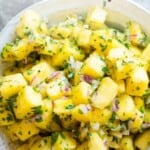 sweet and spicy Pineapple Salsa pinterest pin