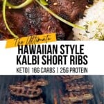 The Ultimate Hawaiian Style Kalbi Short Ribs Pinterest Pin