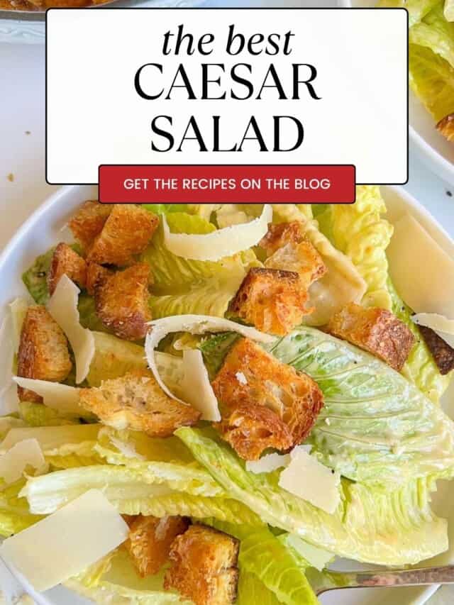 Caesar Salad with Dressing