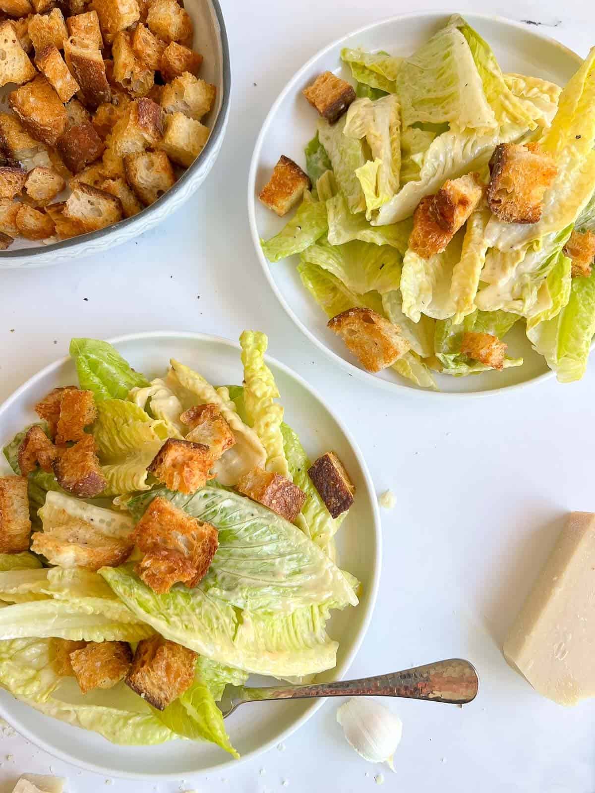 The Best homemade Caesar salad