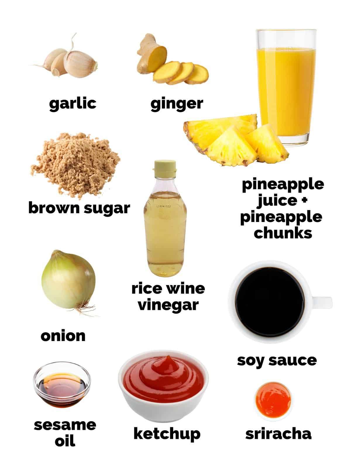 ingredients for huli huli sauce