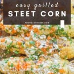 Easy Grilled Street Corn Pinterest Pin