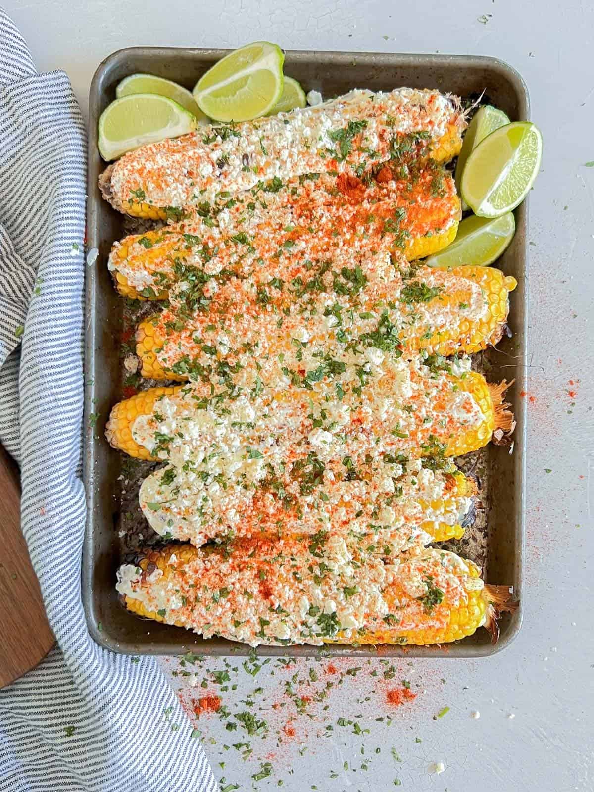 grilled Mexican corn on the cob