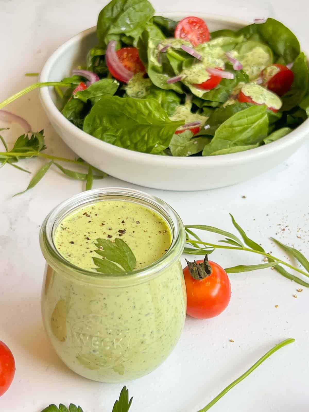 the best green goddess salad