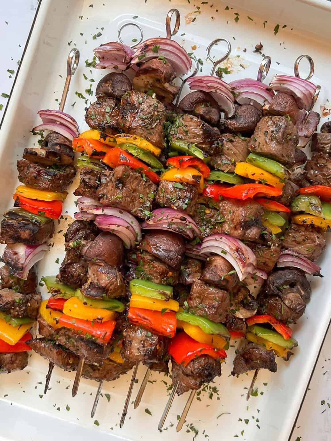 The BEST Shish Kabobs (with Beef) Foodology Geek