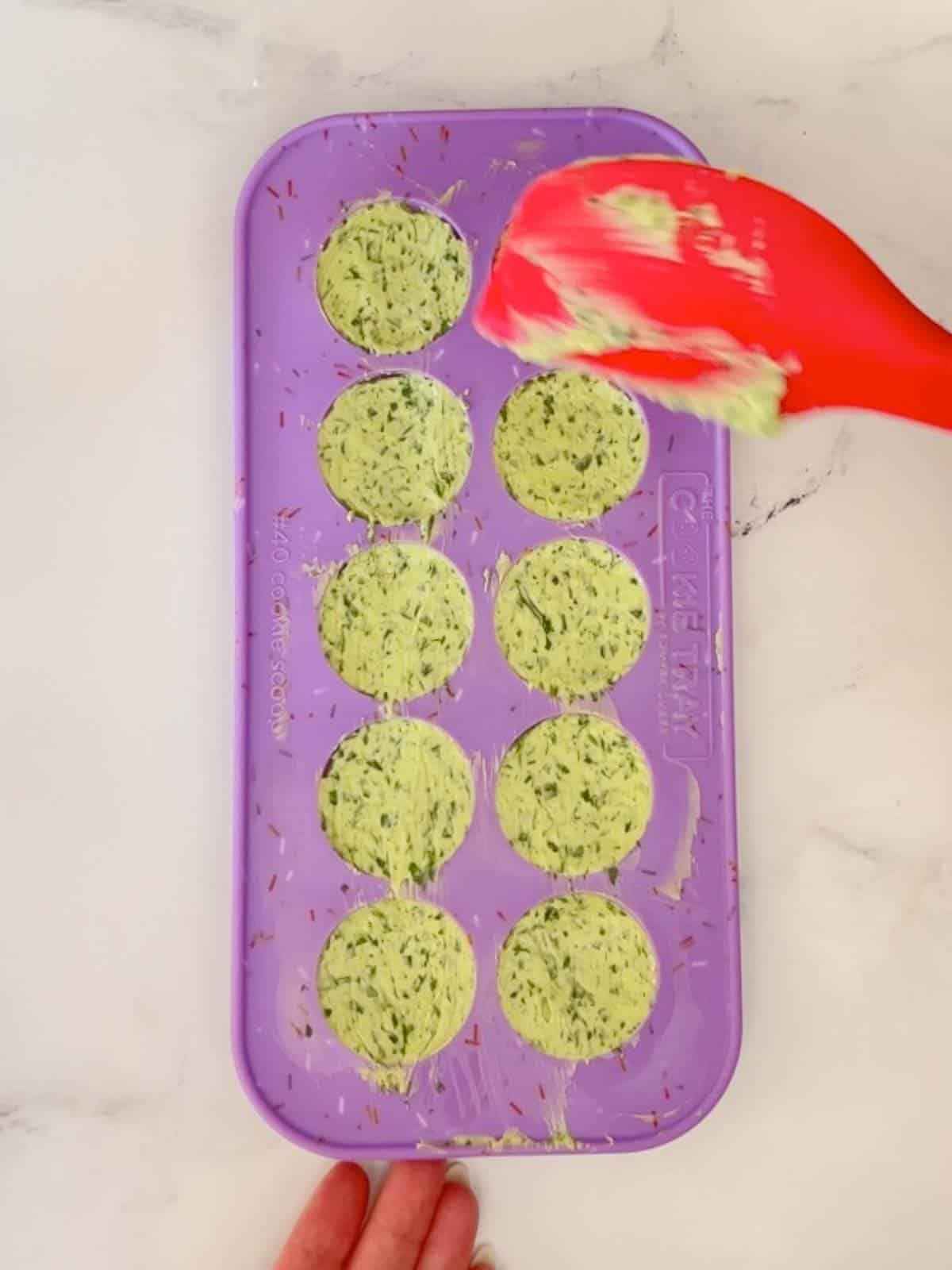 using butter molds to chill compound butter