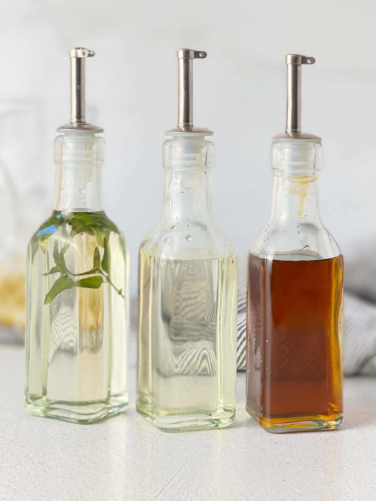 3 types of simple syrup