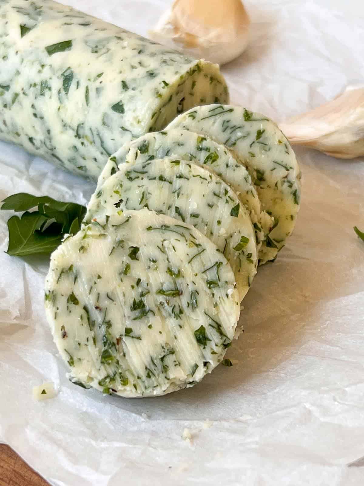 delicious herb infused butter to be used for turkey or steak