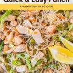 Authentic Noodles -Pancit Pinterest Pin