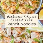 Comfort Food Pancit Noodles Pinterest Pin