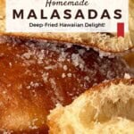 Homemade Malasadas Pinterest Pin