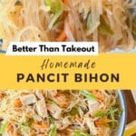 Homemade Pancit Bihon Pinterest Pin
