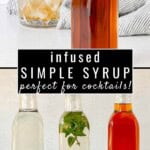 Infused Simple Syrup Pinterest Pin