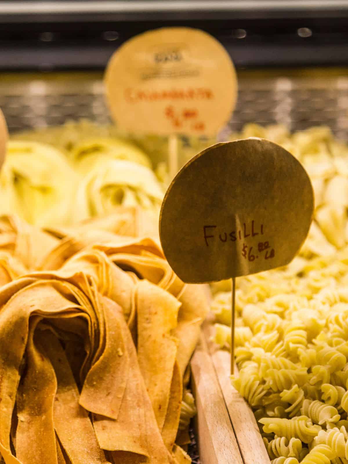 types of fresh pasta