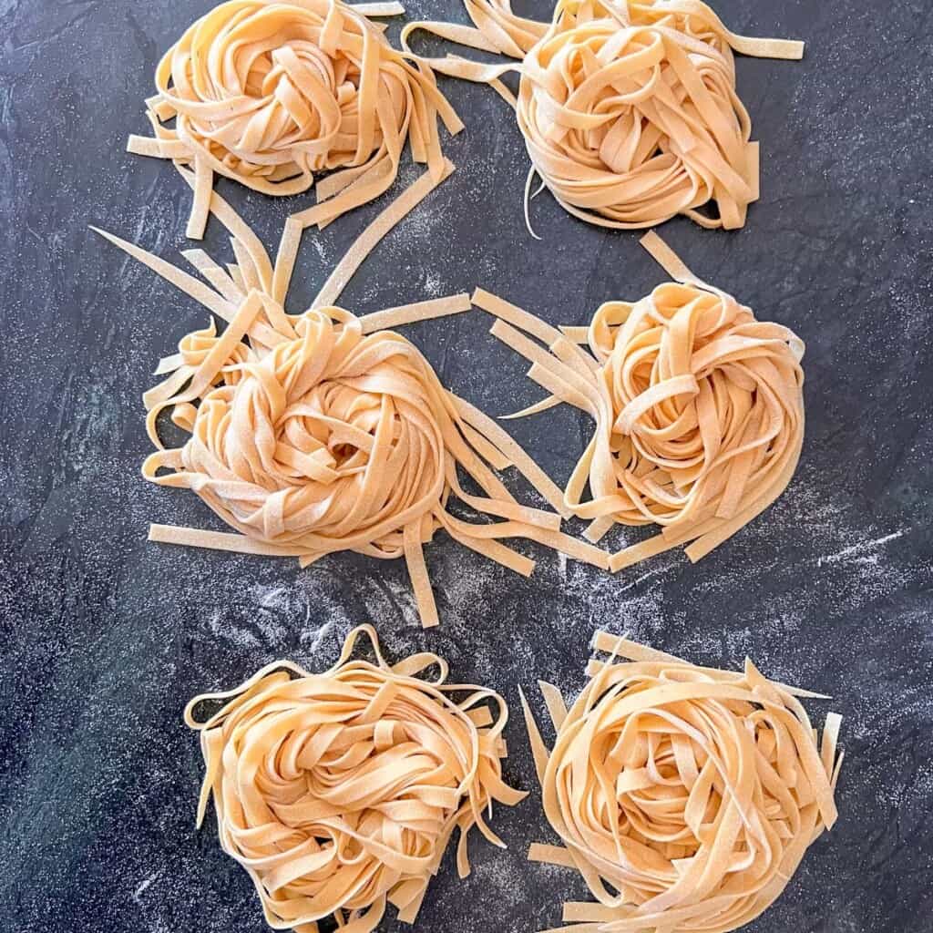 homemade pasta recipe drying