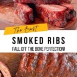 The Best Smoked Ribs Pinterest Pin
