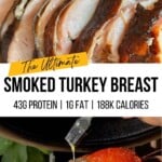 The Ultimate Smoked Turkey Breast Pinterest Pin