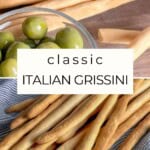 Classic Italian Grissini Pinterest Pin