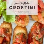 How to Make Crostini Pinterest Pin