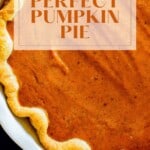 pinterest image for pumpkin pie