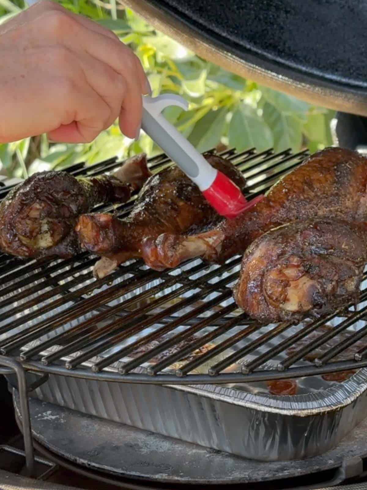 basting turkey legs with butter