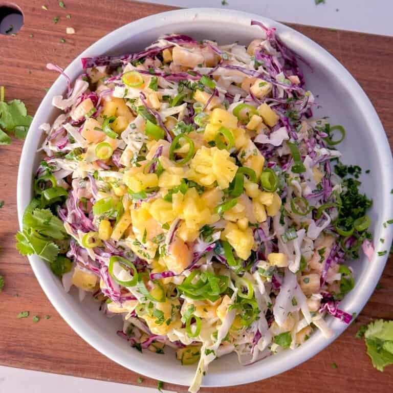 Hawaiian Coleslaw – Sweet & Savory