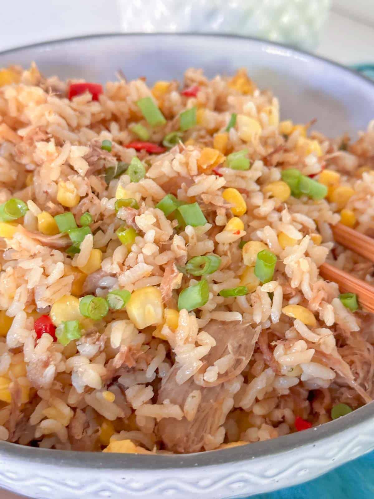 pork fried rice hawaiian style