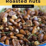 easy homemade roasted nuts pinterest pin