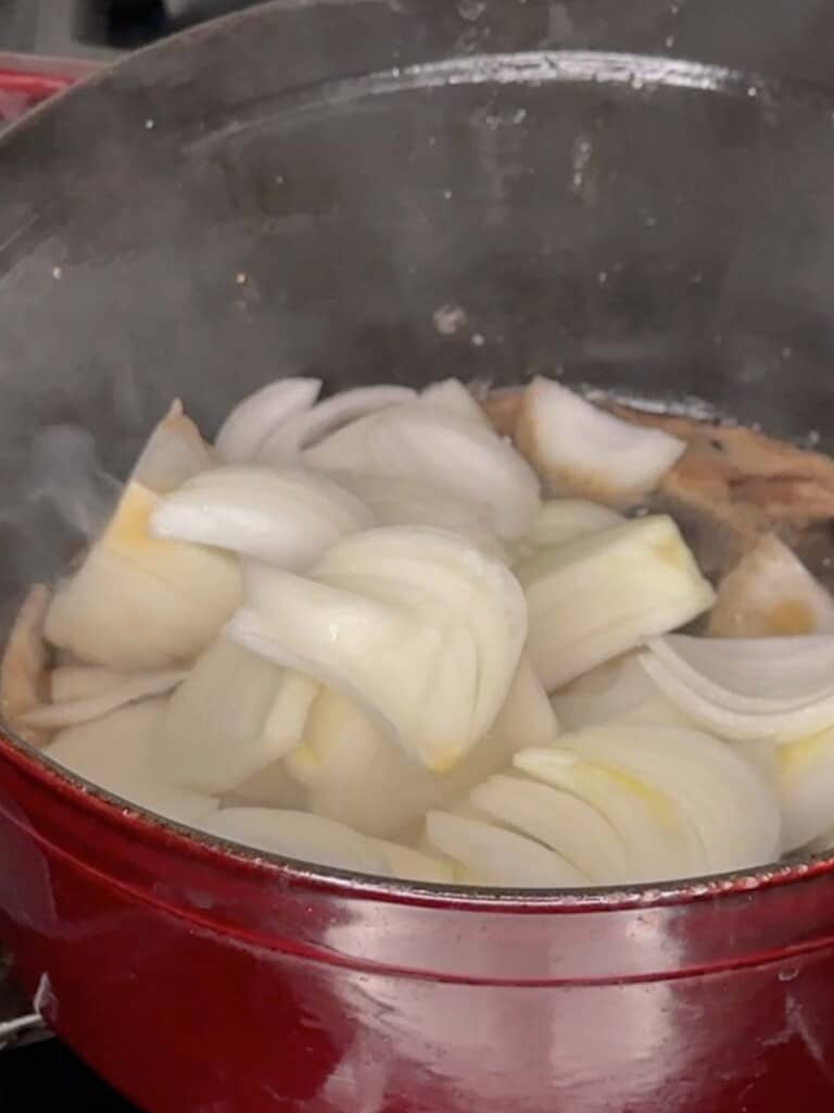 saute the onions until they are golden brown