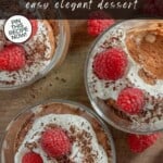Chocolate Mousse Pinterest Pin