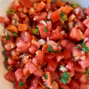 Authentic Hawaiian lomi lomi salmon