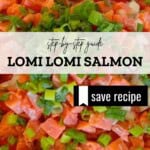 Step by step lomi lomi salmon Pinterest Pin