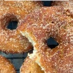 apple cider donuts recipe pinterest image