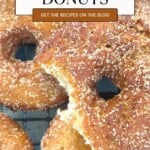 apple cider donuts recipe pinterest image