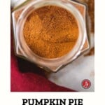 pumpkin pie spice recipe pinterest image