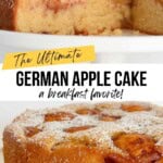 The Ultimate German Apple Cake Pinterest Pin