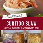 Traditional Curtido Slaw Pinterest Pin