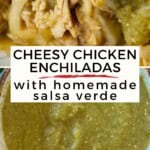 Cheesy Chicken Enchiladas Pinterest Pin