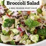 Easy Broccoli Salad Pinterest Pin