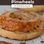 Easy ham and cheese pinwheels Pinterest Pin