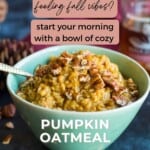 Pumpkin Oatmeal Facebook Post