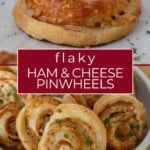 Flaky ham and cheese pinterest pin