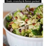 Homemade Broccoli Salad Pinterest Pin