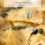 pumpkin ravioli pinterest pin