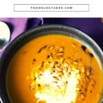 pumpkin soup pinterest image