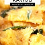 pumpkin ravioli pinterest pin