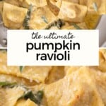 pumpkin ravioli pinterest pin